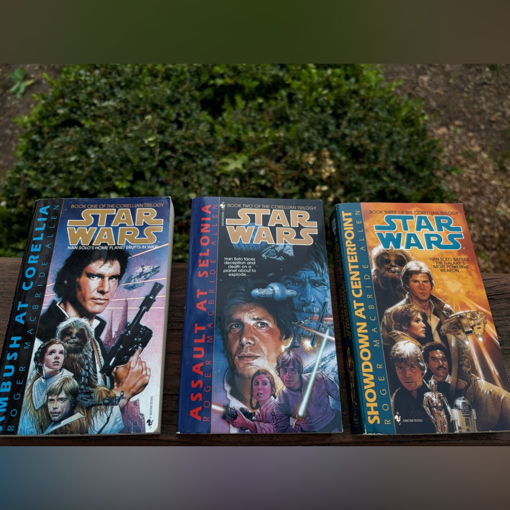 VTG Star Wars Paperback “The Corellian Trilogy” Books 1-3 Set